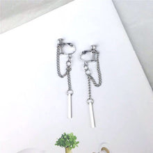 Load image into Gallery viewer, Japan and South Korea Harajuku Cool E-girl Girl Cross Chain Pendant Earrings For Women Men Bff Street Hip Hop Jewelry
