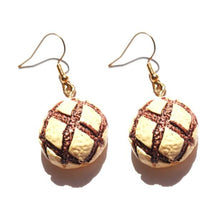 Load image into Gallery viewer, Earring For Women Resin Drop Custom Made Cute Girls Eardrop Funny Bread Baguette Pie Cookies Gift Handmade
