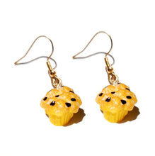 Load image into Gallery viewer, Earring For Women Resin Drop Custom Made Cute Girls Eardrop Funny Bread Baguette Pie Cookies Gift Handmade
